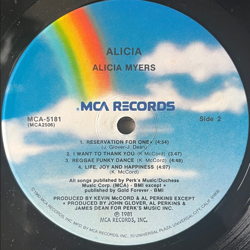Alicia Myers - “Alicia” Vinyl LP - Picture 5 of 5
